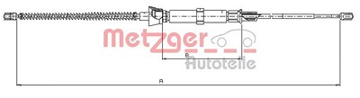 Metzger Seilzug, Feststellbremse [Hersteller-Nr. 10.9032] für Seat, Skoda, VW von METZGER