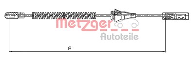 Metzger Seilzug, Feststellbremse [Hersteller-Nr. 11.5763] für Opel von METZGER