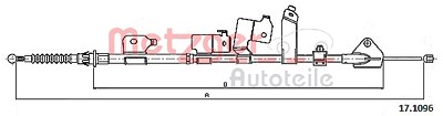 Metzger Seilzug, Feststellbremse [Hersteller-Nr. 17.1096] für Toyota von METZGER