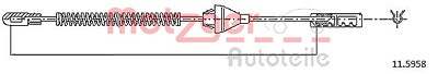 Metzger Seilzug, Feststellbremse [Hersteller-Nr. 11.5958] für Opel von METZGER