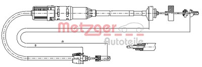 Metzger Seilzug, Kupplungsbetätigung [Hersteller-Nr. 11.2915] für Renault von METZGER