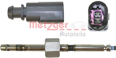 Metzger Sensor, Abgastemperatur [Hersteller-Nr. 0894287] für Audi, Skoda, VW von METZGER