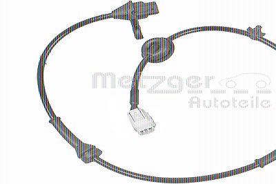 Metzger Sensor, Raddrehzahl [Hersteller-Nr. 09001117] für Nissan, Suzuki von METZGER