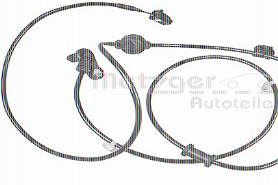 Metzger Sensor, Raddrehzahl [Hersteller-Nr. 09001118] für Nissan, Suzuki von METZGER