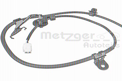 Metzger Sensor, Raddrehzahl [Hersteller-Nr. 09001136] für Toyota von METZGER