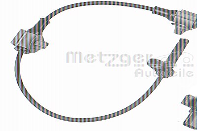 Metzger Sensor, Raddrehzahl [Hersteller-Nr. 09001182] für Honda von METZGER