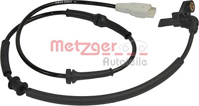 Metzger Sensor, Raddrehzahl [Hersteller-Nr. 09001542] für Citroën, Peugeot von METZGER