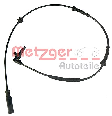 Metzger Sensor, Raddrehzahl [Hersteller-Nr. 0900403] für Abarth, Alfa Romeo, Fiat, Opel von METZGER