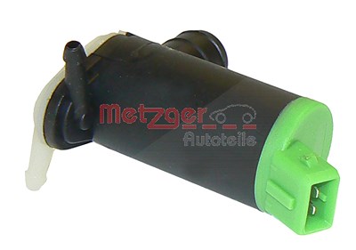 Metzger Waschwasserpumpe, Scheibenreinigung [Hersteller-Nr. 2220020] für Peugeot, Citroën, Fiat, Lancia von METZGER