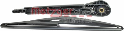 Metzger Wischarm mit Kappe + Wischer hinten [Hersteller-Nr. 2190343] für Peugeot von METZGER