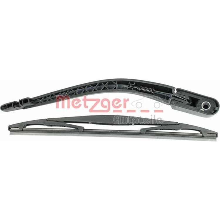 Metzger Wischerarm + Scheibenwischer hinten Citroen C1 Peugeot 107 Toyota Aygo von METZGER