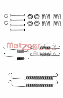 Metzger Zubehörsatz, Bremsbacken [Hersteller-Nr. 105-0756] für Peugeot, Renault von METZGER