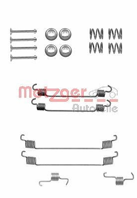 Metzger Zubehörsatz, Bremsbacken [Hersteller-Nr. 105-0820] für Citroën, Opel, Peugeot, Subaru, Suzuki, Toyota von METZGER