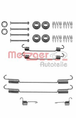 Metzger Zubehörsatz, Bremsbacken [Hersteller-Nr. 105-0740] für Citroën, Fiat, Lancia, Peugeot von METZGER