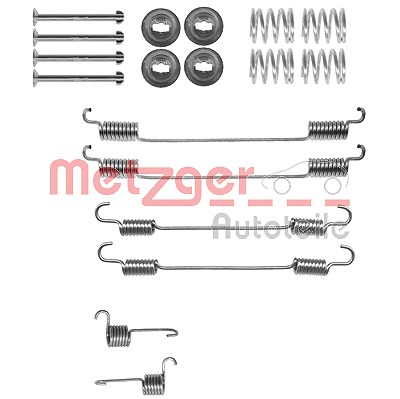 Metzger Zubehörsatz, Bremsbacken [Hersteller-Nr. 105-0021] für Dacia von METZGER