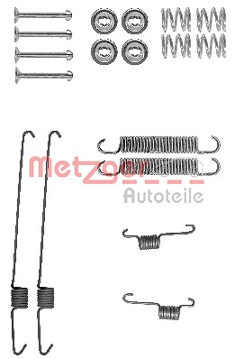 Metzger Zubehörsatz, Bremsbacken [Hersteller-Nr. 105-0001] für Daihatsu, Subaru von METZGER