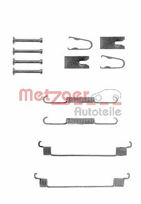 Metzger Zubehörsatz, Bremsbacken [Hersteller-Nr. 105-0789] für Lancia, Fiat von METZGER