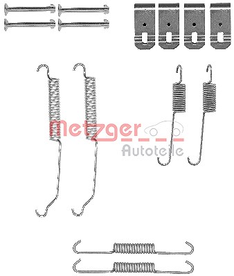 Metzger Zubehörsatz, Bremsbacken [Hersteller-Nr. 105-0015] für Mazda von METZGER