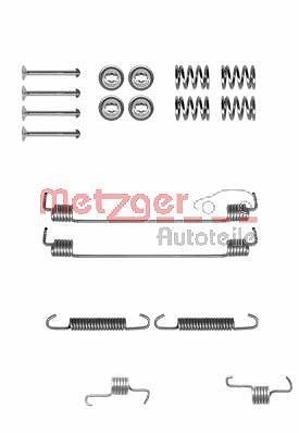 Metzger Zubehörsatz, Bremsbacken [Hersteller-Nr. 105-0819] für Dacia, Lancia, Renault von METZGER