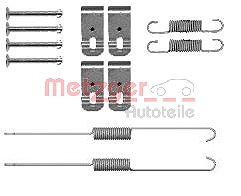 Metzger Zubehörsatz, Bremsbacken [Hersteller-Nr. 105-0888] für Isuzu, Mitsubishi von METZGER