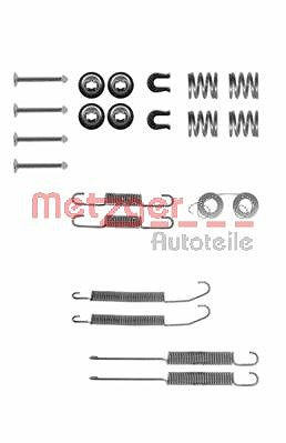 Metzger Zubehörsatz, Bremsbacken [Hersteller-Nr. 105-0718] für Nissan von METZGER