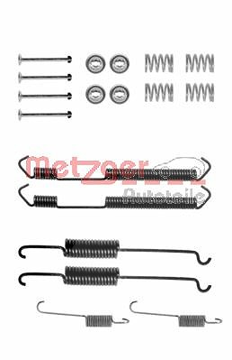 Metzger Zubehörsatz, Bremsbacken Trommelbremse [Hersteller-Nr. 105-0691] für Citroën, Fiat, Ford, Nissan, Peugeot von METZGER