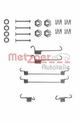 Metzger Zubehörsatz, Bremsbacken Trommelbremse [Hersteller-Nr. 105-0650] für Citroën, Peugeot von METZGER