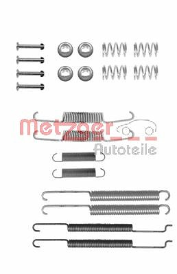 Metzger Zubehörsatz, Bremsbacken hinten [Hersteller-Nr. 105-0681] für Seat, Audi, VW von METZGER