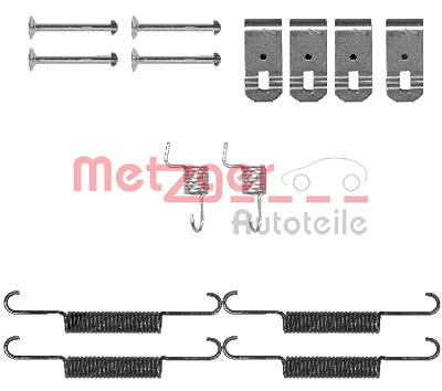 Metzger Zubehörsatz, Feststellbremsbacken [Hersteller-Nr. 105-0895] für Honda von METZGER