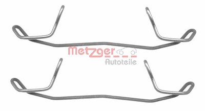 Metzger Zubehörsatz, Scheibenbremsbelag [Hersteller-Nr. 109-1123] für Audi, Cadillac, Ford, Jaguar, Mazda, Peugeot, Saab, Seat, Skoda, Toyota, Volvo, von METZGER