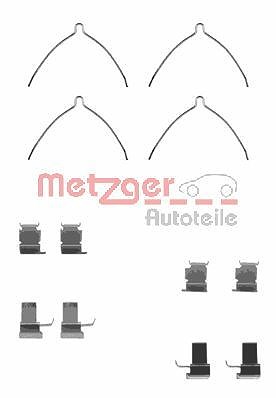 Metzger Zubehörsatz, Scheibenbremsbelag [Hersteller-Nr. 109-1261] für Toyota von METZGER