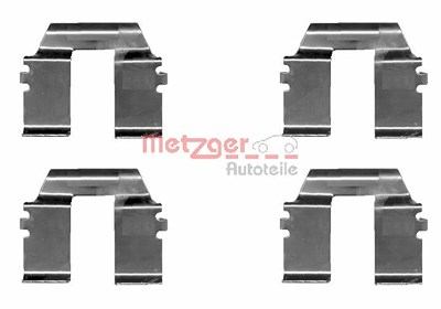 Metzger Zubehörsatz, Scheibenbremsbelag [Hersteller-Nr. 109-1232] für Seat, VW von METZGER