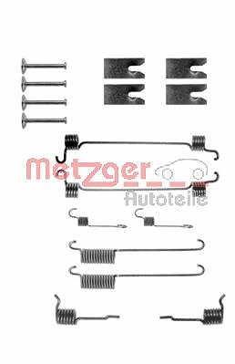 Metzger Zubehörsatz Bremsbacken Trommelbremse [Hersteller-Nr. 105-0731] für Ford von METZGER