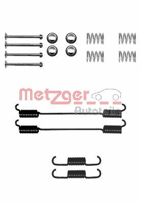 Metzger Zubehörsatz Bremsbacken Trommelbremse [Hersteller-Nr. 105-0796] für Fiat von METZGER