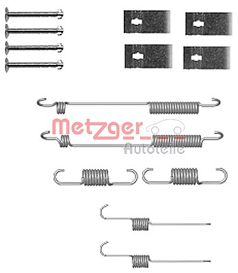 Metzger Zubehörsatz Bremsbacken Trommelbremse [Hersteller-Nr. 105-0846] für Hyundai von METZGER