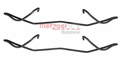 Metzger Zubehörsatz Bremsbeläge Scheibenbremse vorne [Hersteller-Nr. 109-1180] für Volvo, Opel, Renault, Saab, Rover, Mazda, Mercedes-Benz, Mg, Peugeo von METZGER