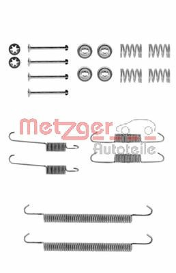 Metzger Zubehörsatz für Bremsbacken Hinterachse [Hersteller-Nr. 105-0707] für BMW von METZGER