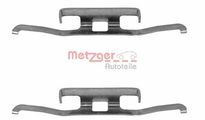 Metzger Montagesatz Bremsbeläge Scheibenbremse hinten [Hersteller-Nr. 109-1098] für BMW von METZGER