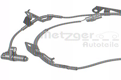 Metzger Sensor, Raddrehzahl [Hersteller-Nr. 09001082] für Mitsubishi von METZGER