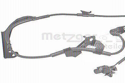 Metzger Sensor, Raddrehzahl [Hersteller-Nr. 09001083] für Mitsubishi von METZGER