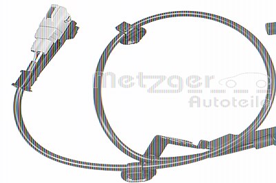 Metzger Sensor, Raddrehzahl [Hersteller-Nr. 09001164] für Toyota von METZGER