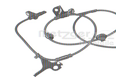 Metzger Sensor, Raddrehzahl [Hersteller-Nr. 09001165] für Toyota von METZGER