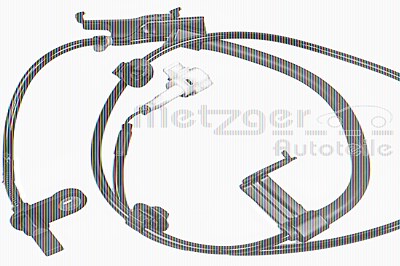 Metzger Sensor, Raddrehzahl [Hersteller-Nr. 09001167] für Toyota von METZGER