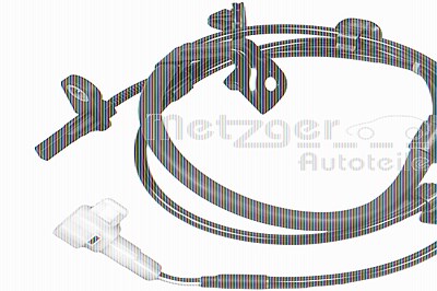 Metzger Sensor, Raddrehzahl [Hersteller-Nr. 09001168] für Toyota von METZGER