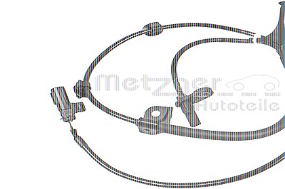 Metzger Sensor, Raddrehzahl [Hersteller-Nr. 09001169] für Toyota von METZGER