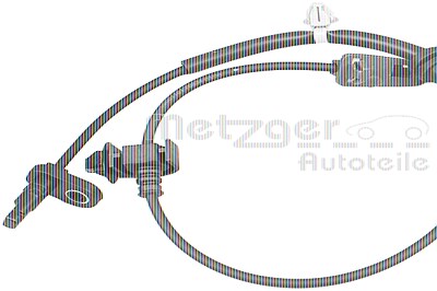 Metzger Sensor, Raddrehzahl [Hersteller-Nr. 09001181] für Honda von METZGER