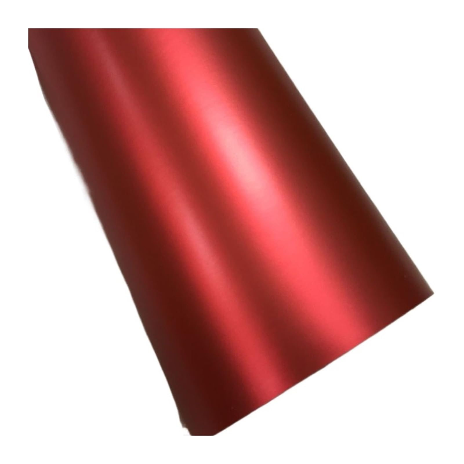 MEUIXT 10/20/30/40/50 Cm * 152 Cm Kaffee Chrom Matt Metallic Bronze Auto Vinyl Wrap Film Mit Luftkanälen Metallic Auto Film Wrap Aufkleber(Red,30CM X 152CM) von MEUIXT