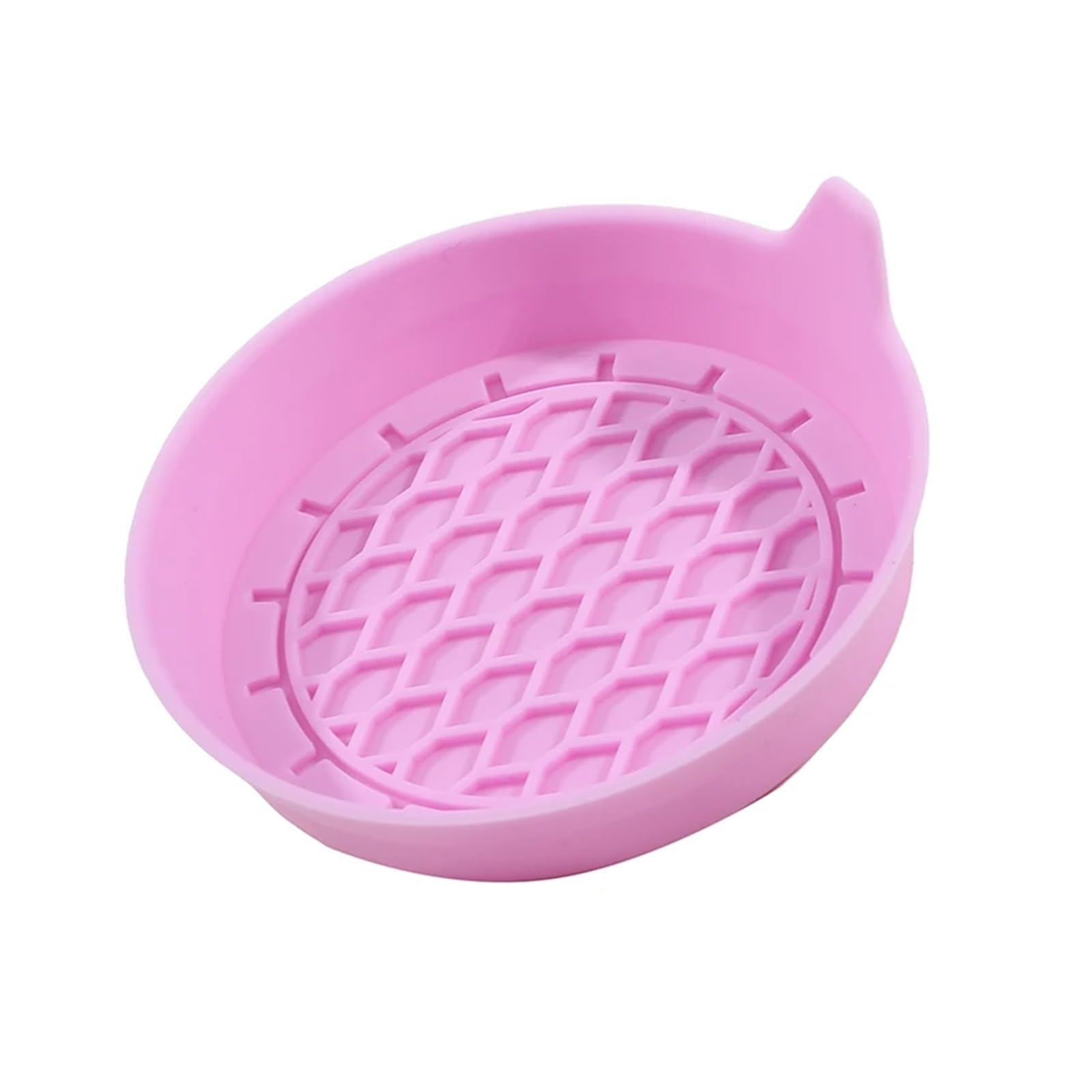 MEUIXT 2 Stück 8 cm weicher Silikon-Untersetzer fürs Auto, Rutschfester Getränkehalter, wasserdicht, rutschfest, siebsicher, verschütteter Untersetzer, Auto-Innenausstattung(Pink) von MEUIXT