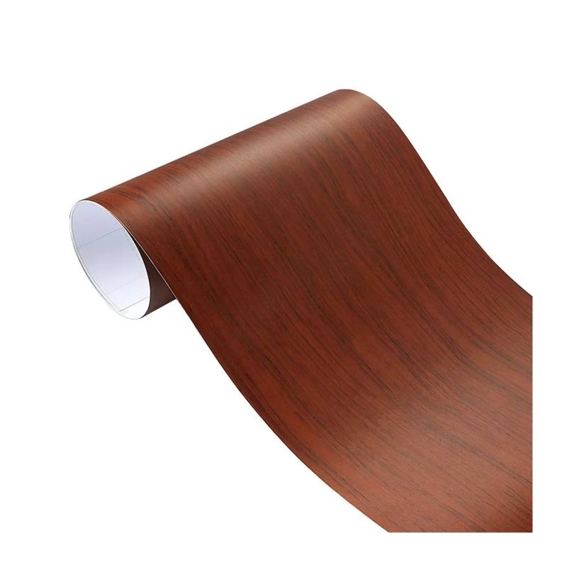 MEUIXT 30 * 100 cm Holzmaserung PVC Aufkleber Holz Textur Film Styling Wrap Wrapping Innendekoration Holz Vinyl Aufkleber Auto zubehör(W1350) von MEUIXT