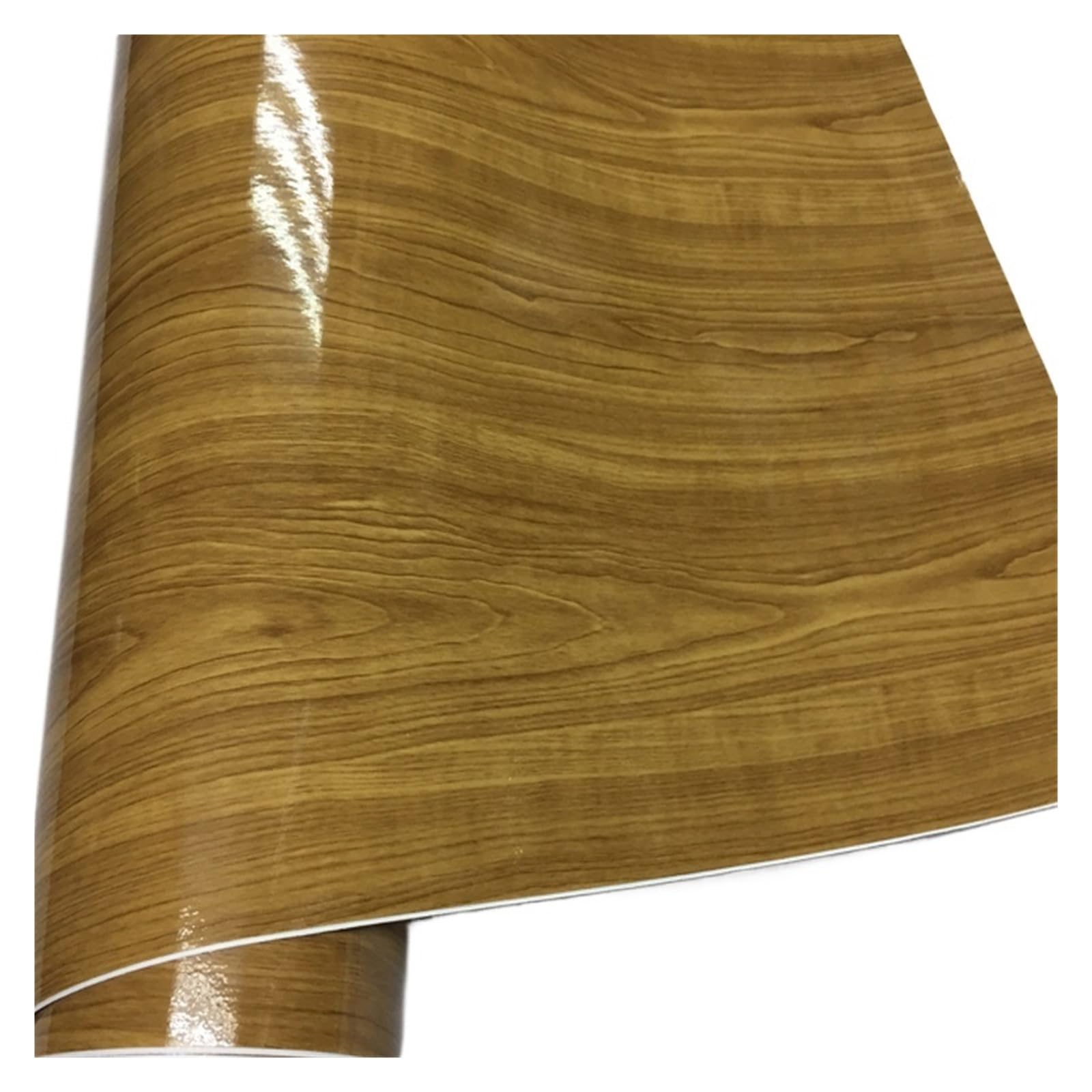 MEUIXT 50 cm * 500 cm Glänzende Holzmaserung Vinyl Auto Wrap Folie Holz Strukturierte Auto Aufkleber Wasserdicht Kleber Hause Möbel Aufkleber Verpackung(G9452,20cm x 152cm) von MEUIXT